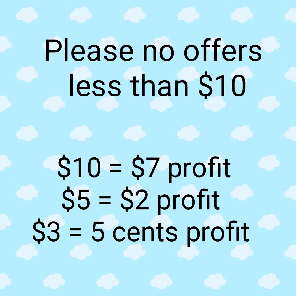 No Offers Less Than $10 Sign